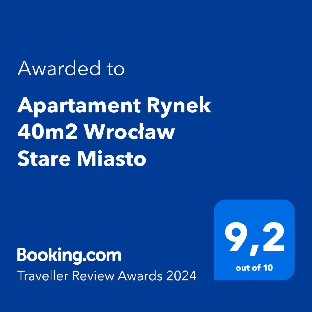 Apartament Rynek 40M2 Wroclaw Stare Miasto 외부 사진